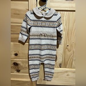 NWOT Vineyard Vines Sweater Knitted Coverall 1 Piece Baby Girl 12-18 Months